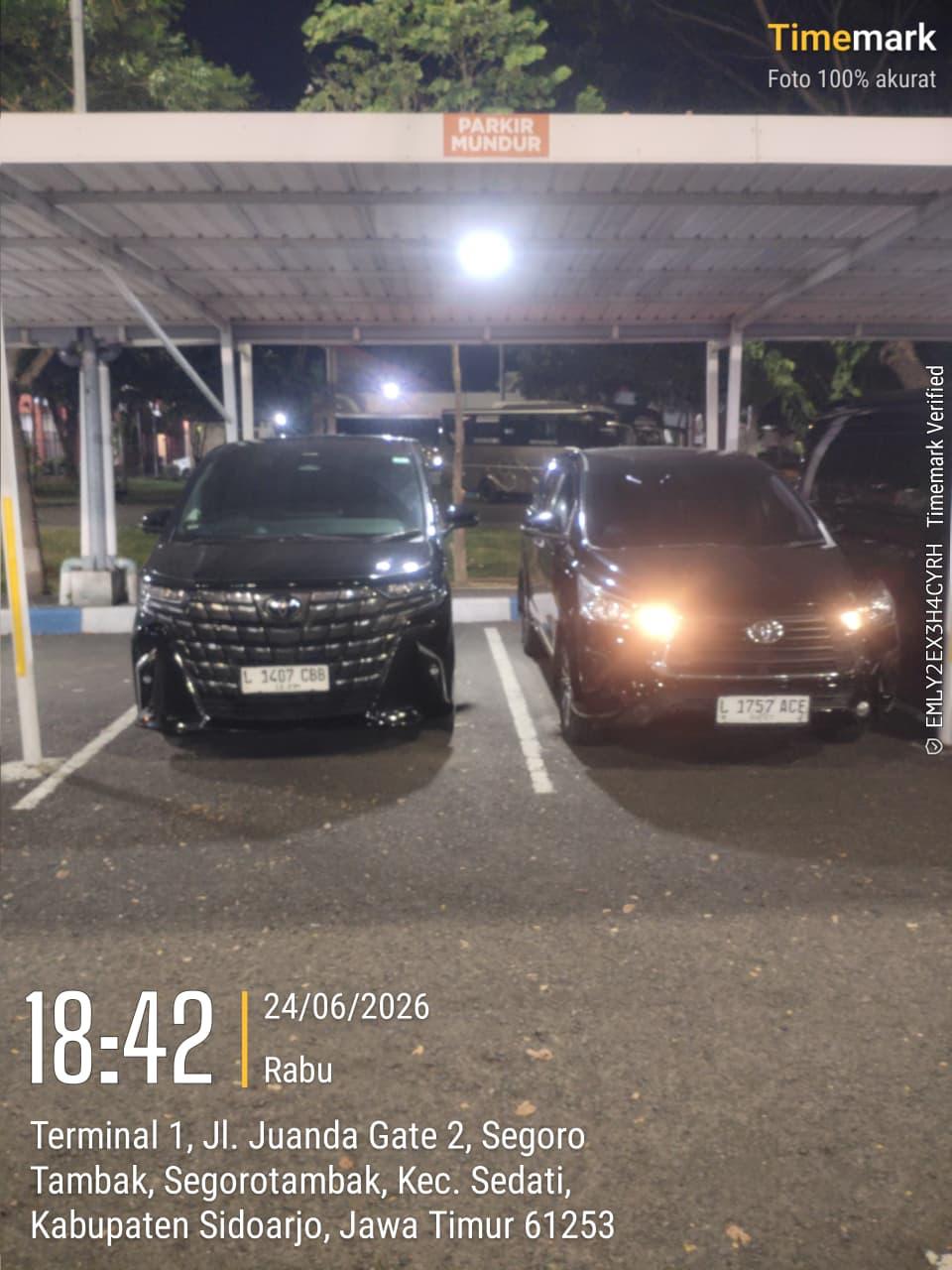Armada Opjar Auto Rent standby melayani rombongan PT Sumber Aneka Gas