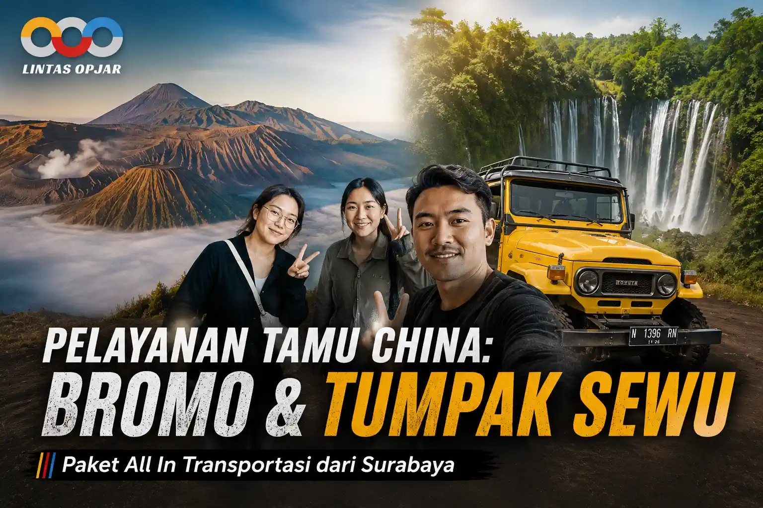paket Bromo Tumpak Sewu tamu china